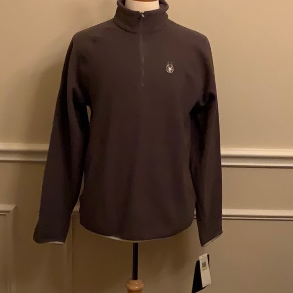 Spyder Fleece Set: Upshot 1/2 Zip Top & Aftermath Fleece Pant - ArmorGrey - Picture 2 of 16